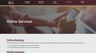 Online Services | Village Bank