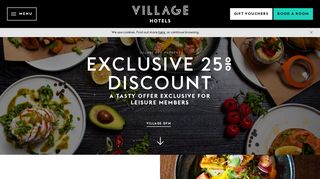 Members 25% discount - Village Hotels