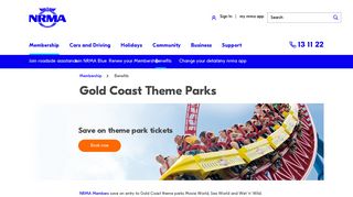 Gold Coast Theme Parks - The NRMA