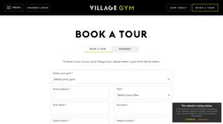 Book a Free Tour at Your Local Village Gym
