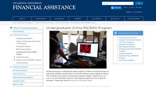 Undergraduate Online RN/BSN Program | Villanova University