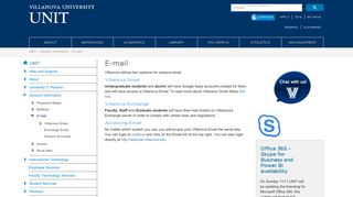E-mail | Villanova University