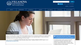 Online Programs | Villanova University