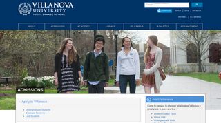 Admissions | Villanova University