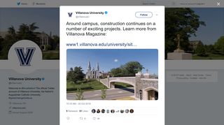 Villanova University on Twitter: 