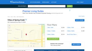 Villas of Spring Creek - 174 Reviews | Plano, TX Apartments for Rent ...