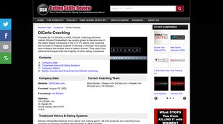DiCarlo Coaching - Dating Skills Review