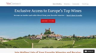 VinConnect -- Buy Wine Direct from Europe's Top Estates