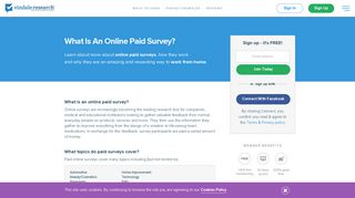 Online Paid Surveys - Work From Home - Vindale Research