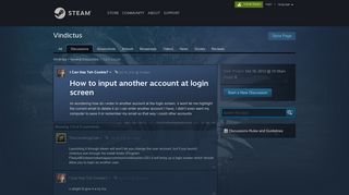 How to input another account at login screen :: Vindictus General ...
