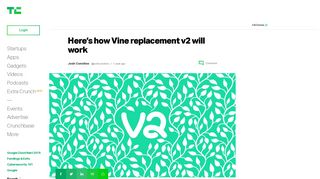 Here's how Vine replacement v2 will work | TechCrunch