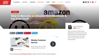 How to Become an Amazon Vine Reviewer & Get Free Stuff