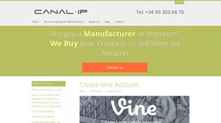Create Vine Account - Canal IP