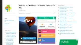 Vine for PC Download – Windows 7/8/Vista/XP, Mac