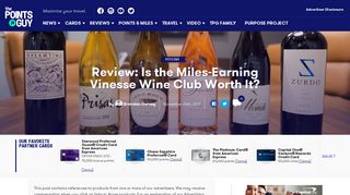 Review: Is the Miles-Earning Vinesse Wine Club Worth It?