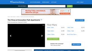 The Vinoy at Innovation Park Apartments - 142 Reviews | Charlotte ...