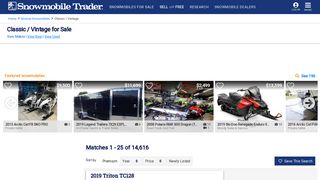 15,122 Classic / Vintage Snowmobiles For Sale - Snowmobile Trader