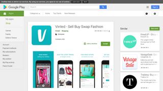 Vinted - Sell Buy Swap Fashion - Apps on Google Play