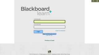 Login - Blackboard Learn
