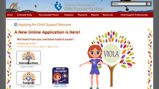Apply For Child Support Services