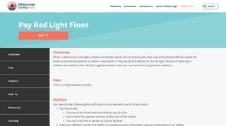 Hillsborough County - Pay Red Light Fines