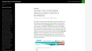 VioVet UK Customer Service Contact Number: 0158 284 2096 Dogs ...