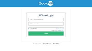 Bookvip - Affiliates - Login - BookVip.com