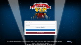 Massachusetts Lottery VIP Club - Log In