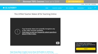 This VIPKid Teacher Makes $75k Teaching Online - ESL Authority