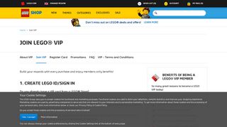 Join VIP - LEGO Shop