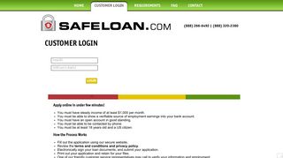 Login for VIP Rate Payday Loans – Get Cash Now | SAFELOAN