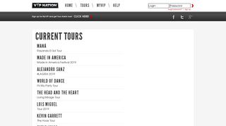 VIP NATION - Tours | Where True Fans Get Tickets!