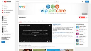 VIP PetCare - YouTube
