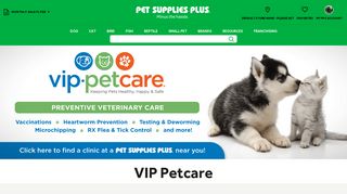 VIP Pet Care | Pet Supplies Plus
