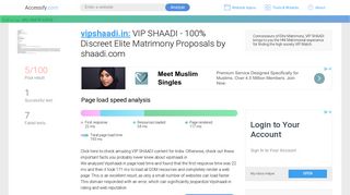 Access vipshaadi.in. VIP SHAADI - 100% Discreet Elite Matrimony ...
