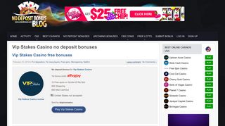 Vip Stakes Casino no deposit bonus codes