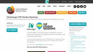 Charanga VIP Studio Sessions - Lancashire Music Hub