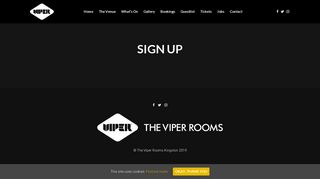 Sign Up - The Viper Rooms Kingston