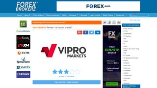 Vipro Markets Review - Is it scam or safe? - ForexBrokerz.com