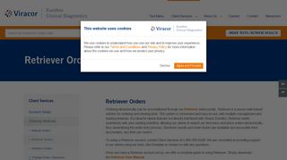 Retriever Orders - Viracor Eurofins