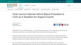 Viral Launch Names Mitch Black President & COO as It Readies for ...