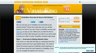 ViralinBox Overview & How to Get Started | Viral King - Viral Marketing ...