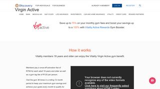 Virgin Active | Discovery Vitality - Discovery