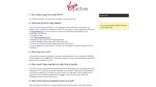 Virgin Active Hotspots