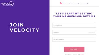 Join Velocity Frequent Flyer | Frequent Flyer Program