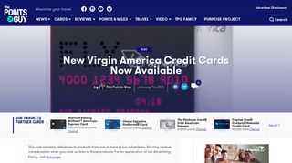 New Virgin America Credit Cards Now Available – The Points Guy