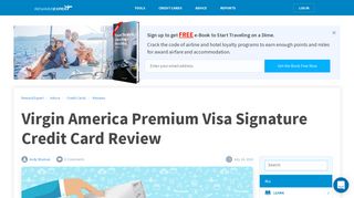 Virgin America Premium Visa Signature Credit Card Review