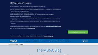 The MBNA Blog | MBNA