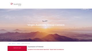 Current opportunities | Virgin Australia - PageUp