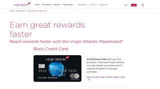 Virgin Atlantic Credit Card | Virgin Atlantic
